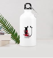 BK Gift Kişiye Özel Ü Baş Harf Ve İsimli Metal Suluk 500 Ml