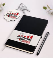 BK Gift Kişiye Özel Otomasyon Mühendisi Siyah Defter Kalem Ve Anahtarlık Hediye Seti (Model 1)