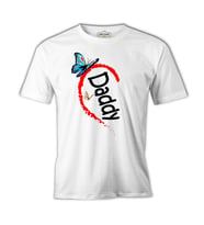 Daddy Mommy Baby - Daddy Beyaz Erkek Tshirt