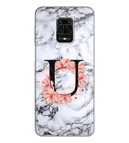 Mermer Tasarım Süper Şeffaf Silikon Telefon Kılıfı Xiomai Redmi Note 9 Pro - Not