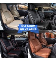 Fiat Egea Sedan Lüks Deri Oto Koltuk Kılıfı Ön/Arka Set