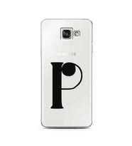 Samsung A3 (2016) Harf Tasarımlı Telefon Kılıfı P-Harfi 