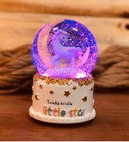 Işıklı ve Müzikli Unicorn Kar Küresi