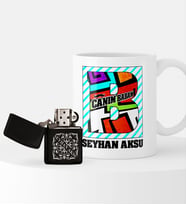 BK Gift Kişiye Özel Canım Babam Benzinli Çakmak ve Kupa Seti-3 (Model 1)