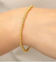 Papatya Silver Dorica Toplu Renkli Fantezi14 Ayar Altın Kaplama 925 Ayar Gümüş Bileklik