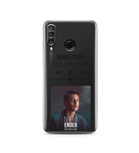 Norm Ender Mp3 Tasarımlı Süper Şeffaf Silikon Telefon Kılıfı Huawei P30 Lite 