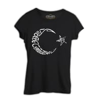TC Atatürk Siyah Kadın Tshirt