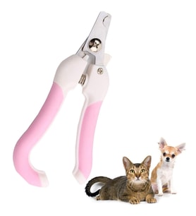 WF Çelik Uçlu Pembe Kedi Köpek Büyük Tırnak Makası cin312pm