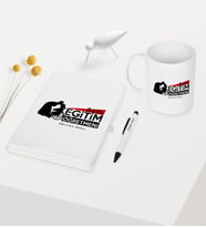 BK Gift Kişiye Özel Özel Eğitim Öğretmeni Temalı Beyaz Defter Kalem Kupa Seti - 1