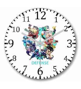 Overwath Camiseta Defense   Duvar Saati Bombeli Gercek Cam
