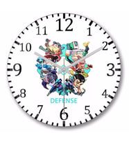 Overwath Camiseta Defense   Duvar Saati Bombeli Gercek Cam