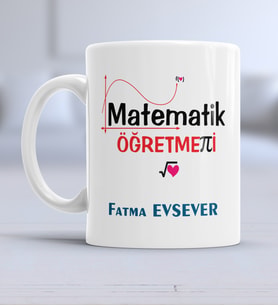 Matematik Öğretmeni Kupa Bardak
