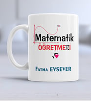 Matematik Öğretmeni Kupa Bardak