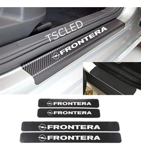 Opel Frontera Fiorino Karbon Kapı Eşiği Koruma Sticker (4 Adet)