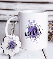 BK Gift Kişiye Özel İyi ki Doğdun Beyaz Kupa ve Anahtarlık Hediye Seti-2 (Model 1)