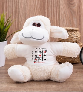 Aşk Her Zaman Kazanır Peluş Koyun