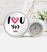 BK Gift Kişiye Özel Seni Seviyorum Saatli Sihirli Led Ayna Çerçeve  3