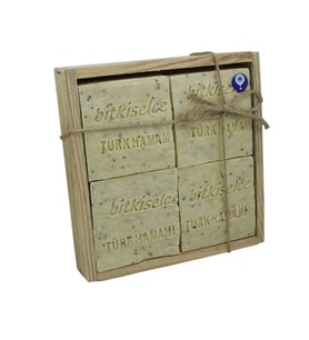 Bitkiselce El Yapımı Türk Hamamı Sabunu 450 gr. 4 kalıp sabun