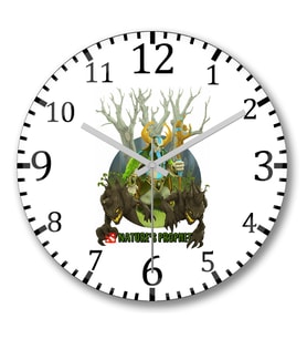 Nature's Prophet Dota 2 Duvar Saati Bombeli Gercek Cam