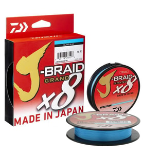 Daiwa J-Braid Grand x8 İp Olta Misinası 135mt Island Blue-0,06 MM (Karışık)