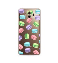 Macaron Tasarımlı Süper Şeffaf Silikon Telefon Kılıfı Huawei Mate 10 Pro