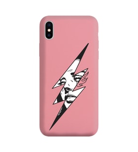 Iphone Xs Max Flash Tasarımlı Pudra Lansman Telefon Kılıfı