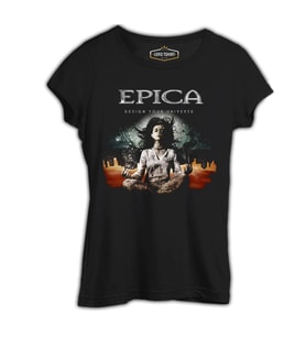 Epica - Design Your Universe Siyah Kadın Tshirt