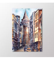 Arty Tablo Suluboya, Galata Kulesi Tablo (Karışık)