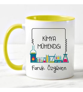 Kimya Mühendisi Kupa Bardağı Sarı