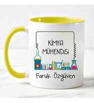 Kimya Mühendisi Kupa Bardağı Sarı