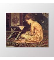 Arty Tablo Study At a Reading Desk Tablo (Karışık)