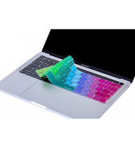 MacBook Pro TouchBar KlavyeKoruyucu 1706 1989 2159 1707 1990 US İngilizce Dazzle (Pembe-Fuşya)
