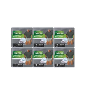 Depend Emici Külot Hasta Bezi Büyük Erkek 48 Adet (6Pk*8)