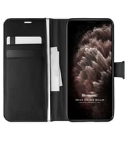 Microsonic Apple iPhone 11 Pro Kılıf Delux Leather Wallet Siyah