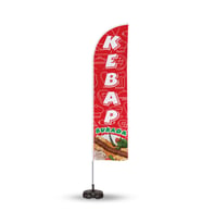 Reklamediyoruz Kebab Temalı   Yelken Bayrak