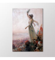 Arty Tablo Hürriyet Portresi Tablo (Karışık)