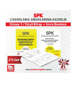 SPK Dar Kapsamlı Slayt+ Soru Bankası 2'li Set