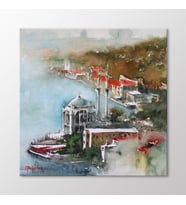 Arty Tablo Suluboya Ortaköy Tablo (Karışık)