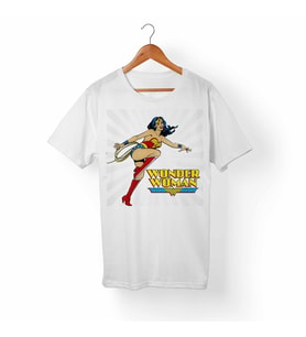 Wonder Women Beyaz Tişört
