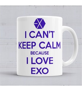 Exo I Cant Keep Calm  Kupa  Bardak Porselen