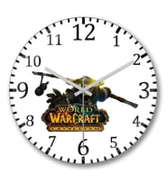 World Of Warcraft Pandaria Duvar Saati Bombeli Gercek Cam