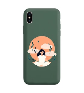 Koyu Yeşil Lansman Telefon Kılıfı Iphone X