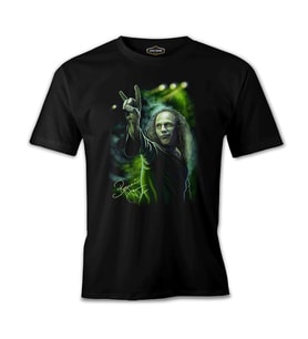 Ronnie James Dio Siyah Erkek Tshirt
