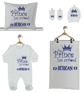 Pia Baby Gl 1907-02 İsme Özel Beşli Tulum Set