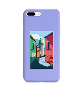 Lila Lansman Telefon Kılıfı Iphone 7 Plus