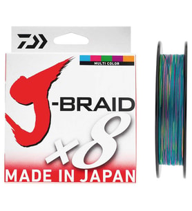 Daiwa J-Braid x8 İp Olta Misinası 500mt MultiColor-0,22 MM (Karışık)