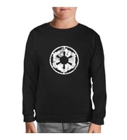 Star Wars - Galactic Empire Logo Siyah Çocuk Sweatshirt