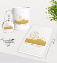 BK Gift Kişiye Özel Din Kültürü Ve Ahlak Bilgisi Öğretmeni Kupa Anahtarlık Beyaz Defter Kalem Hediye Seti-5 (Model 1)