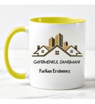 Gayrimenkul Danışmanı Kupa Bardağı Sarı