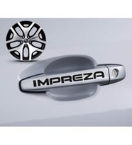Subaru impreza Kapı Kolu Sport Sticker Yapıştırma 8 Ad
